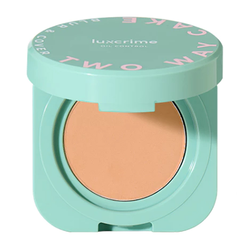 Luxcrime Mini Blur & Cover Two Way Cake Oil Control Buttercream | Gogobli