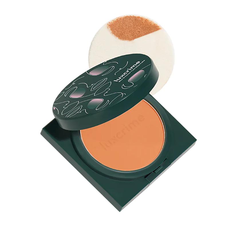 Luxcrime Blur & Cover Two Way Cake In Cinnamon | Gogobli