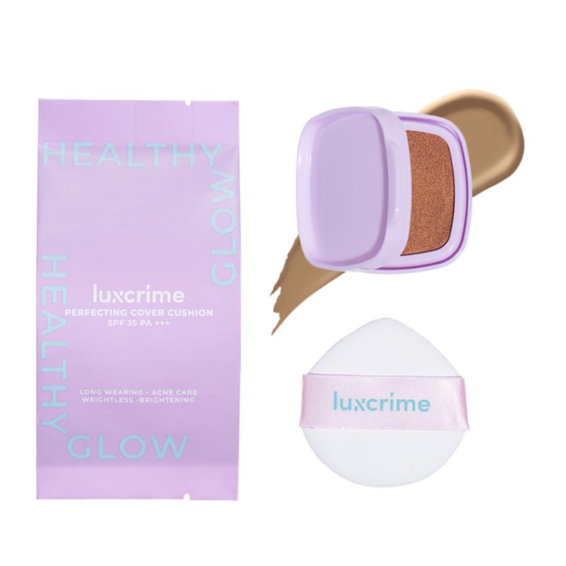 Luxcrime Perfecting Cover Cushion Healthy Glow (SPF35 PA +++) Refill N02 | Gogobli