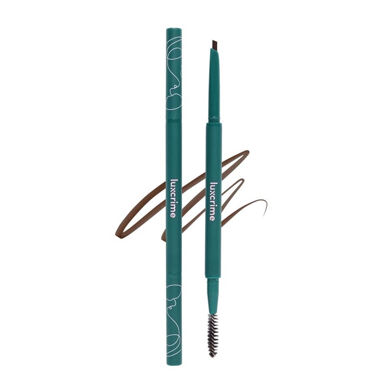 Luxcrime Slim Triangle Precision Brow Pencil In Dark Brown | Gogobli