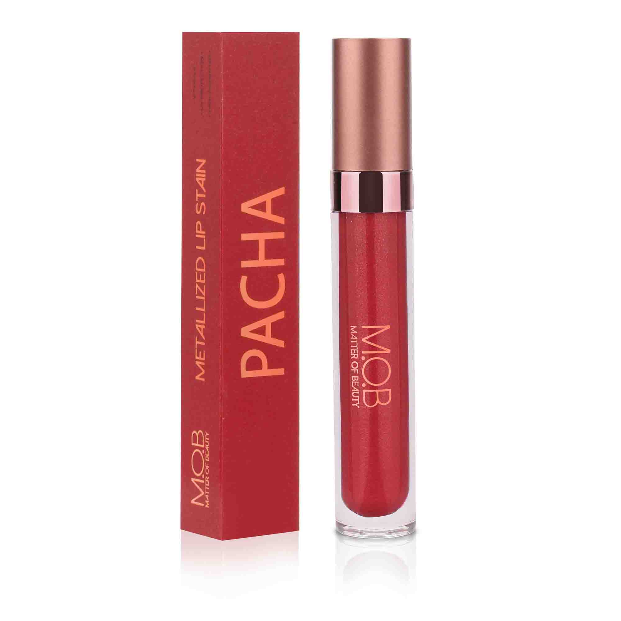 M.O.B Cosmetic Metallized Lip Stain - Pacha | Gogobli