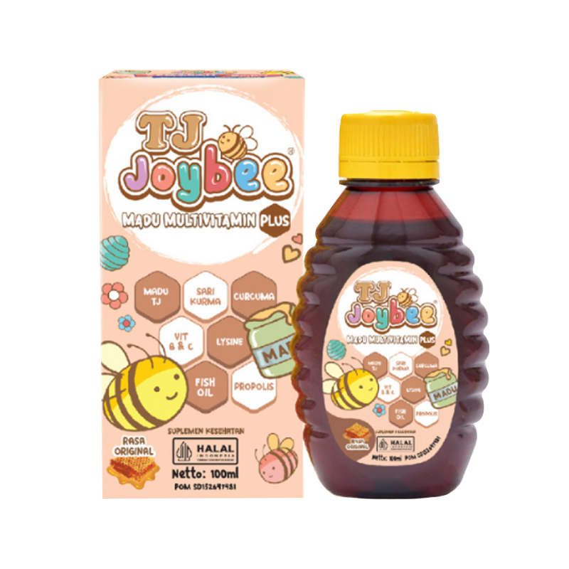 Madu TJ Joybee Madu Multivitamin Strawberry 100ml | Gogobli