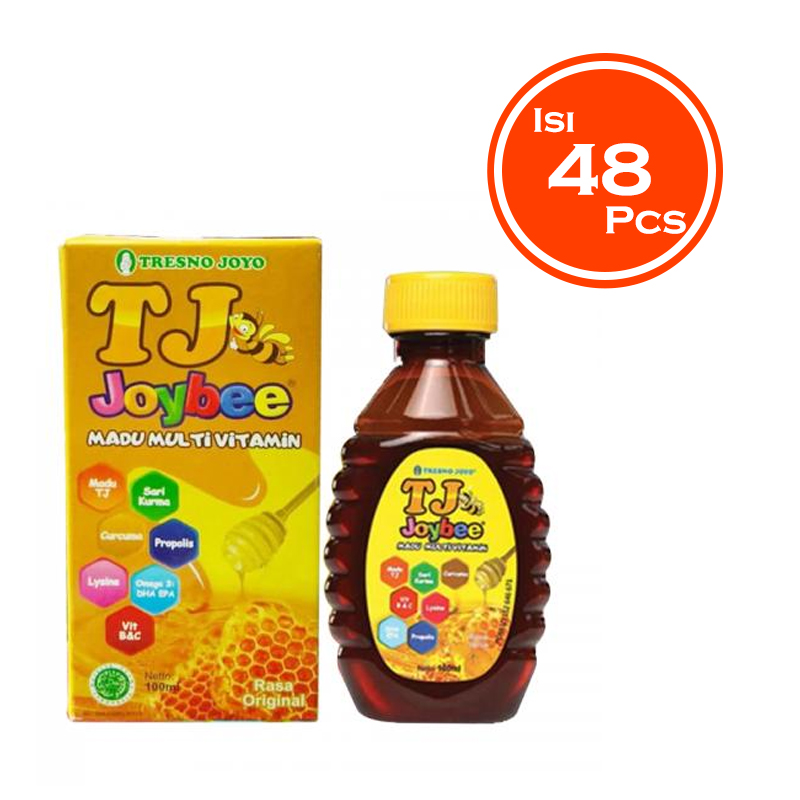 Madu TJ Joybee Madu Multivitamin Original 100ml (Isi 48pcs) | Gogobli