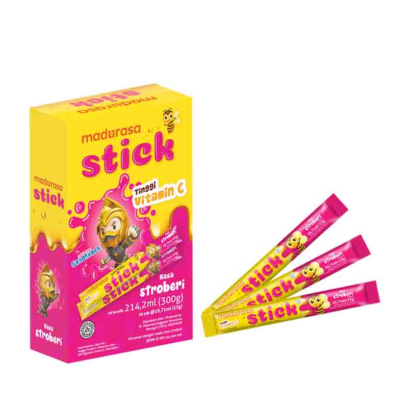 Madurasa Stick Rasa Stroberi (20 Stick @ 15gr) | Gogobli