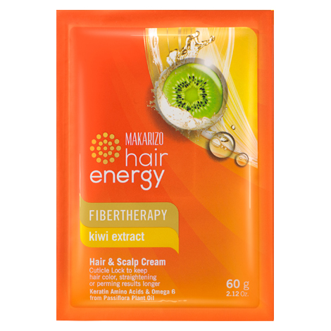 Makarizo Hair Energy Fibertherapy Hair And Scalp Cream Kiwi Extract 60gr | Gogobli