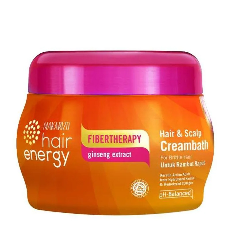 Makarizo Hair Energy Fibertherapy Hair And Scalp Cream Ginseng Extract 500ml | Gogobli