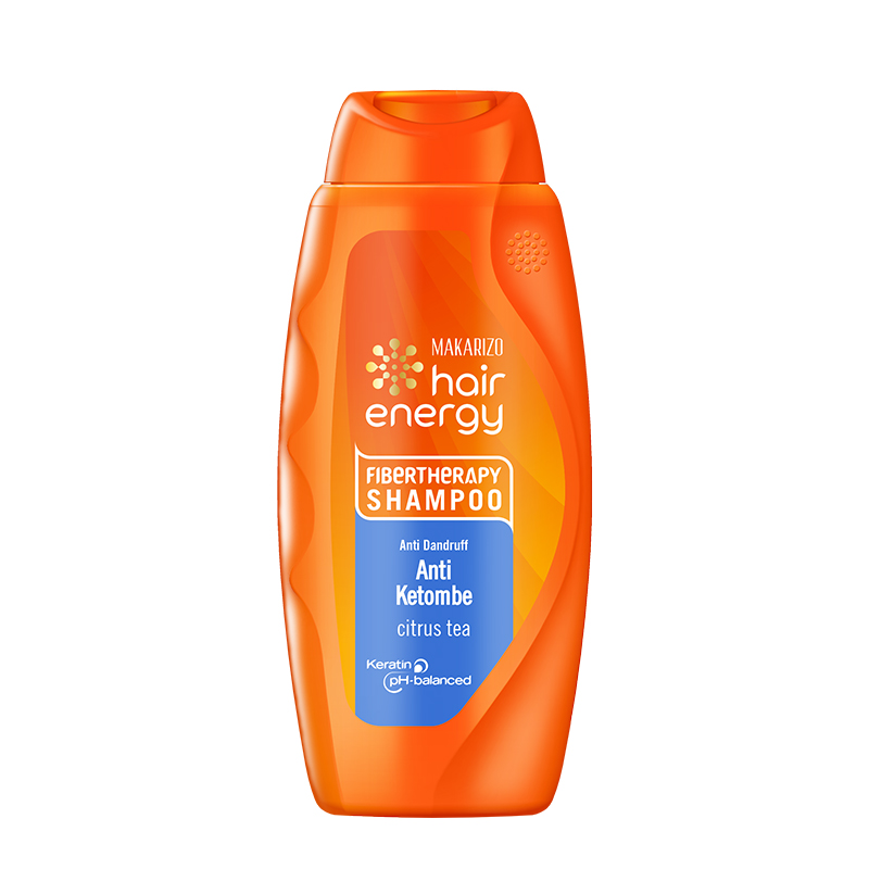 Makarizo Hair Energy Fibertherapy Shampoo Anti Ketombe Citrus Tea 170 Ml | Gogobli