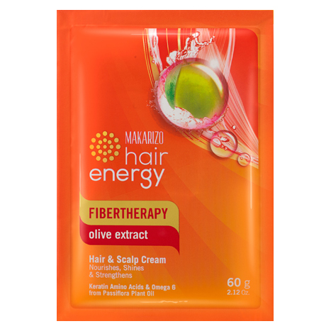 Makarizo Hair Energy Fibertherapy Hair And Scalp Cream Olive Extract 60gr | Gogobli
