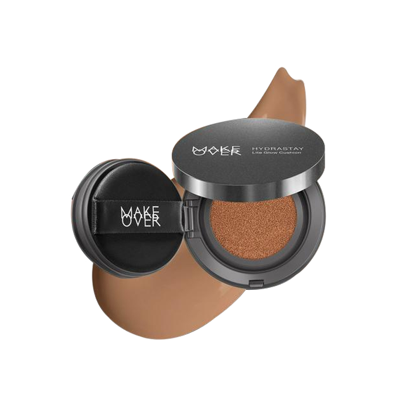Make Over Hydrastay Lite Glow Cushion W50 Creme Tan 15gr | Gogobli
