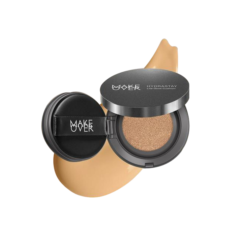 Make Over Hydrastay Lite Glow Cushion W32 Warm Beige 15gr | Gogobli