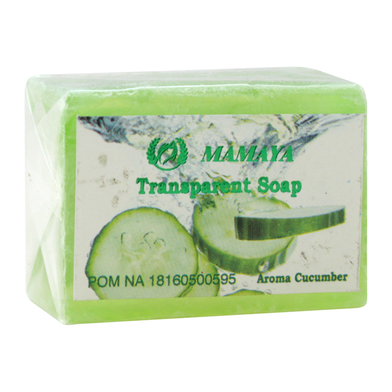 Mamaya Transparent Soap Aroma Cucumber 41gr 12pcs | Gogobli
