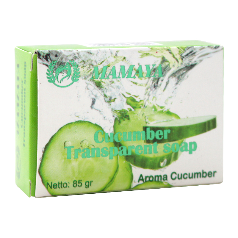 Mamaya Transparent Soap Aroma Cucumber 85gr | Gogobli