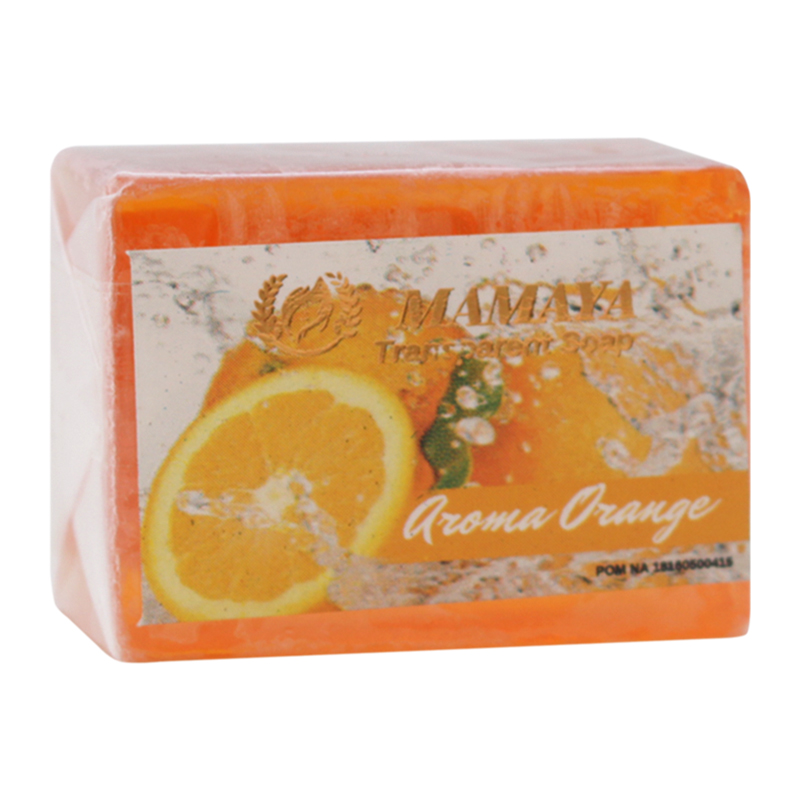 Mamaya Transparent Soap Aroma Orange 41gr 12 Pcs | Gogobli