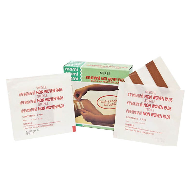 Mami Non Woven Pads Box 10pcs (5 Cm X 6 Cm) | Gogobli