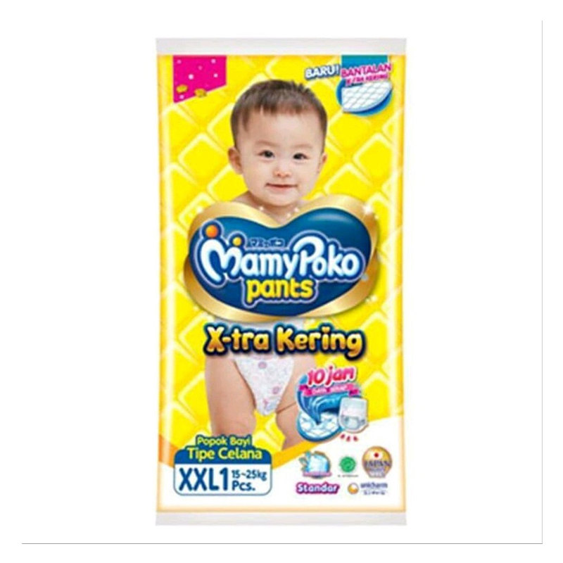 MamyPoko Pants X-Tra Kering Standar (Tipe Celana) XXL (Sachet) 1pc | Gogobli