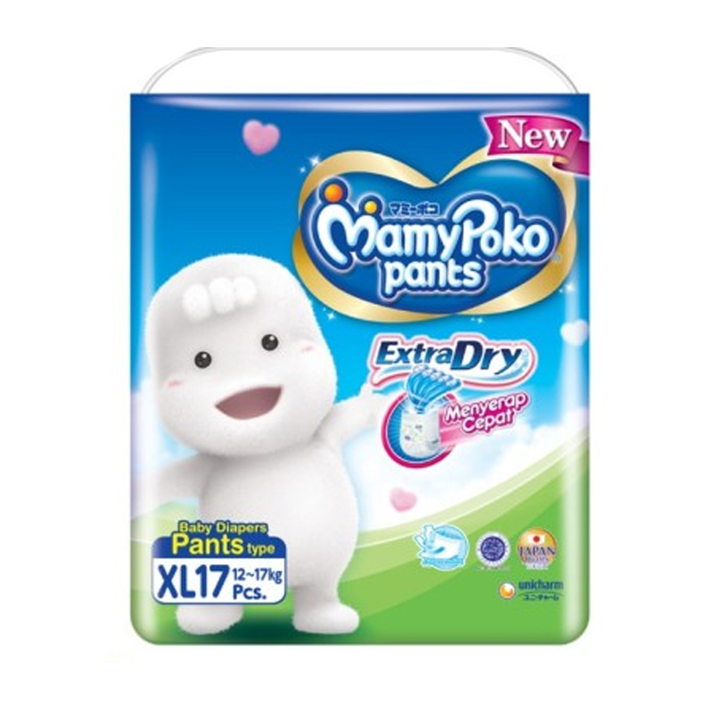 MamyPoko Pants ExtraDry (Tipe Celana) XL 26pcs | Gogobli