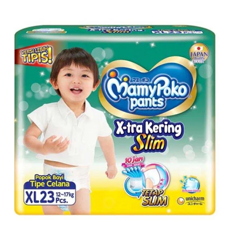 MamyPoko Pants X-Tra Kering Slim Standar (Tipe Celana) XL 23pcs | Gogobli