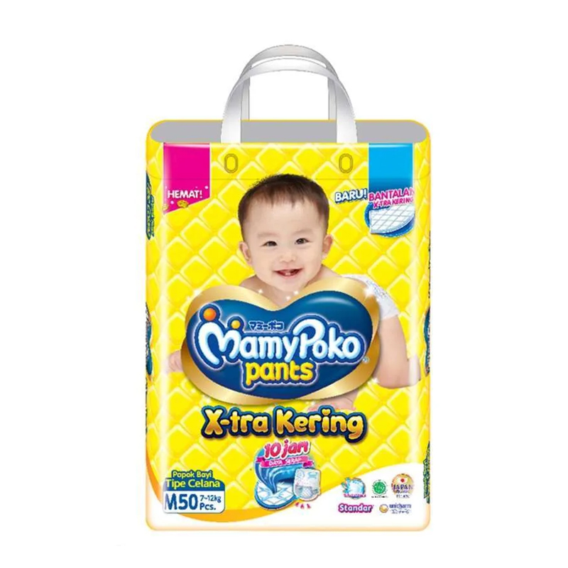 MamyPoko Pants X-Tra Kering Standar (Tipe Celana) M 50pcs | Gogobli
