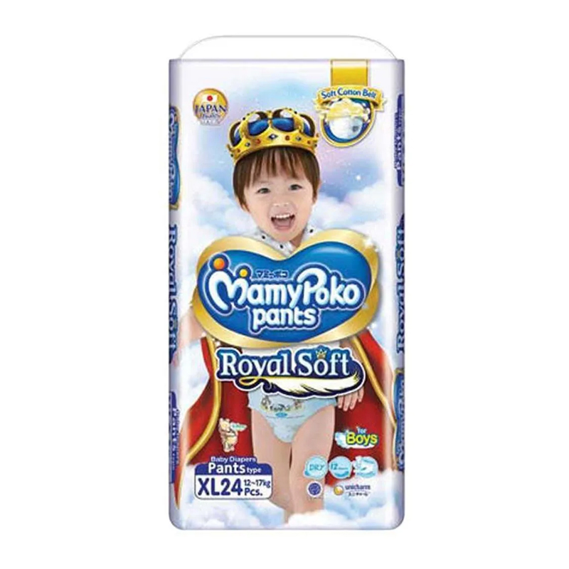 MamyPoko Pants Royal Soft (Tipe Celana) Boys XL 24pcs | Gogobli