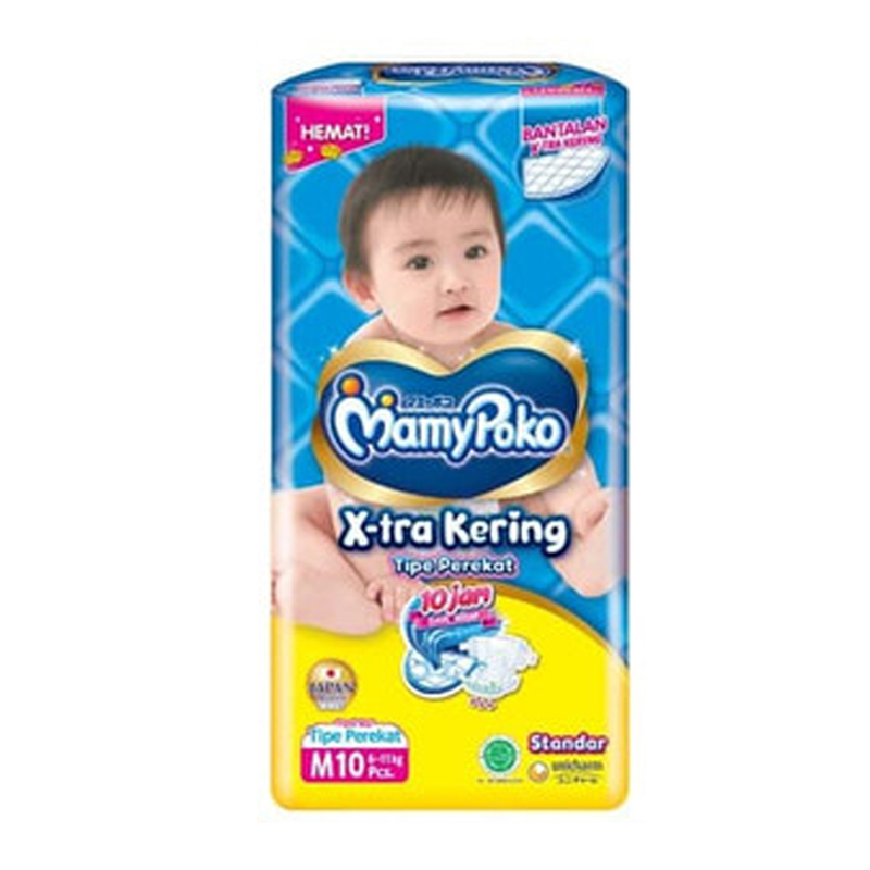 MamyPoko X-Tra Kering (Tipe Perekat) M 10pcs | Gogobli