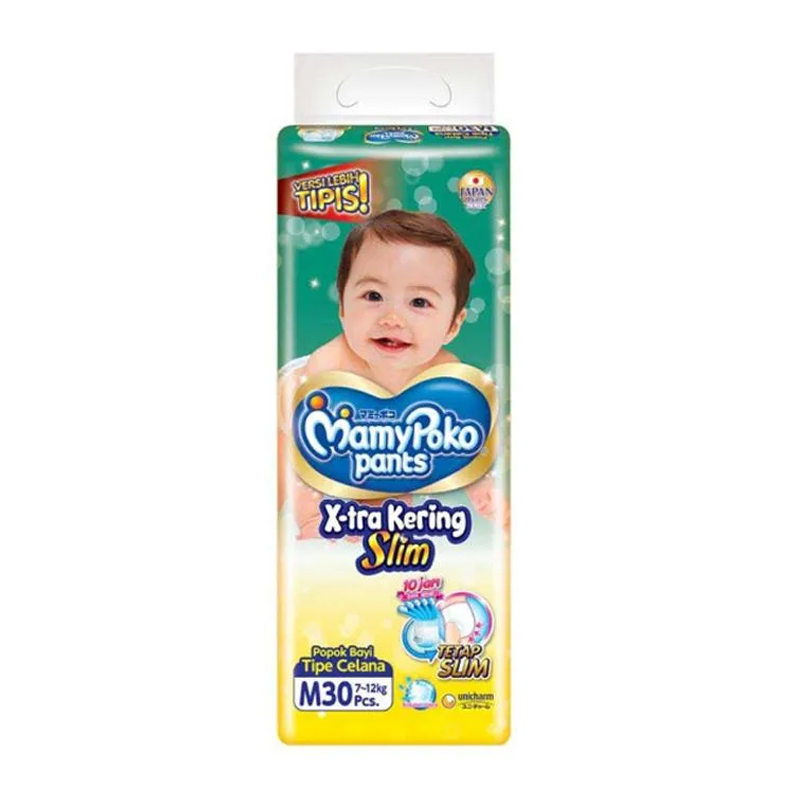 MamyPoko Pants X-Tra Kering Slim Standar (Tipe Celana) M 30pcs | Gogobli