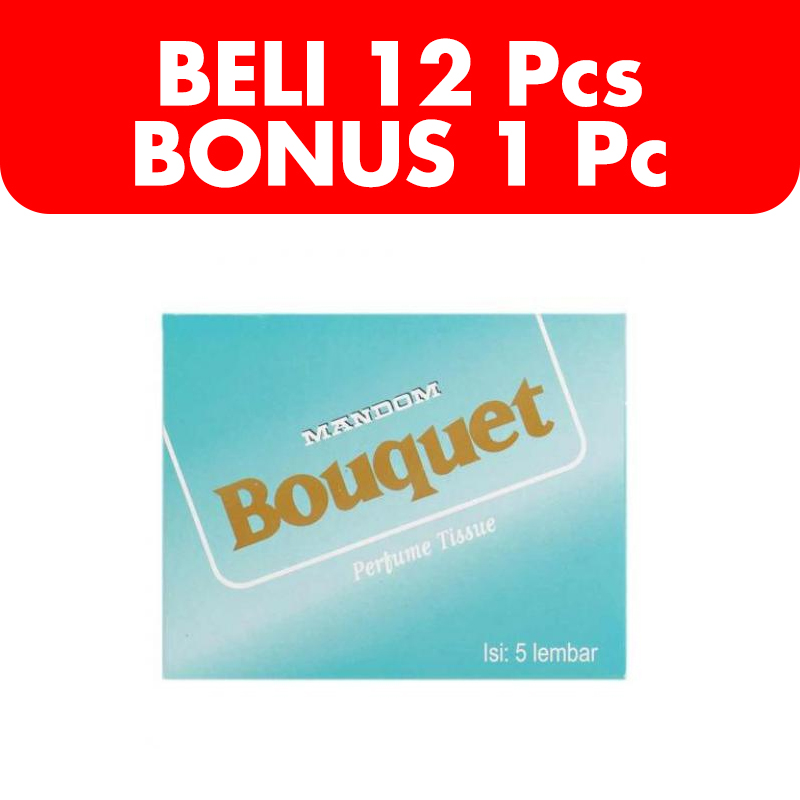 Mandom Bouquet Tissue 5s (BELI 12pcs Bonus 1pc) | Gogobli