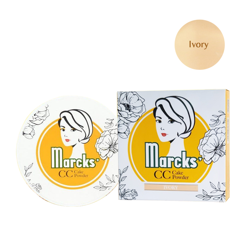 Marcks CC Cake Powder Ivory 12gr | Gogobli