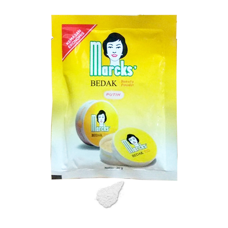 Marcks Bedak Sachet Putih 20gr | Gogobli