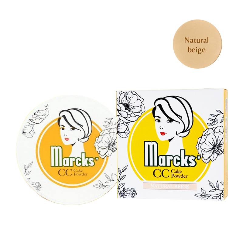 Marcks CC Cake Powder Natural Beige 12gr | Gogobli