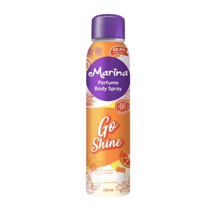 Marina Perfume Body Spray Go Shine 150ml | Gogobli