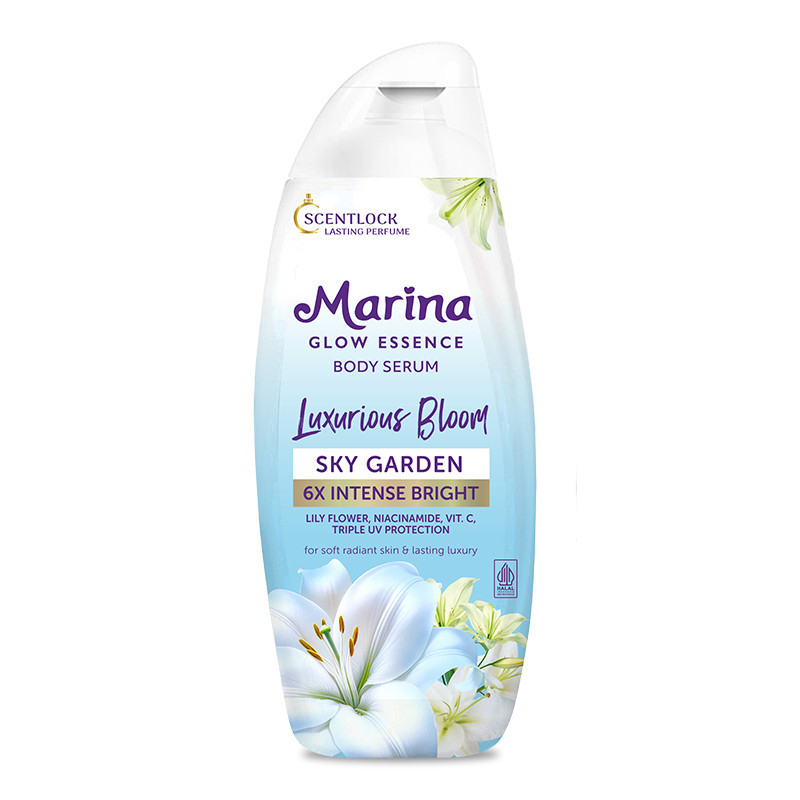 Marina Glow Essence Body Serum Luxurious Bloom Sky Garden 185ml | Gogobli