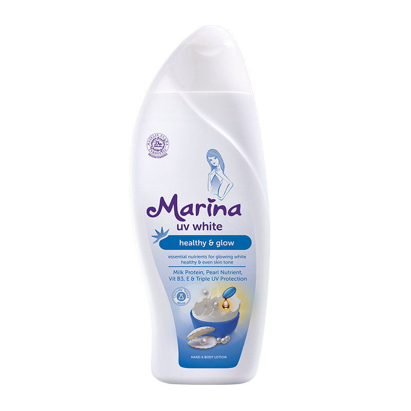 Marina Hand Body Lotion UV White Healthy and Glow 185ml 