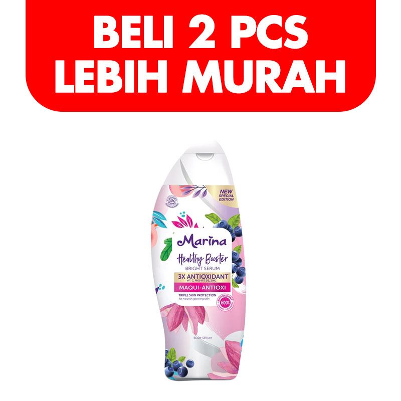Marina Special Edition Healthy Booster Bright Serum Maqui-Antioxi 185ml (BELI 2pcs LEBIH MURAH) | Gogobli