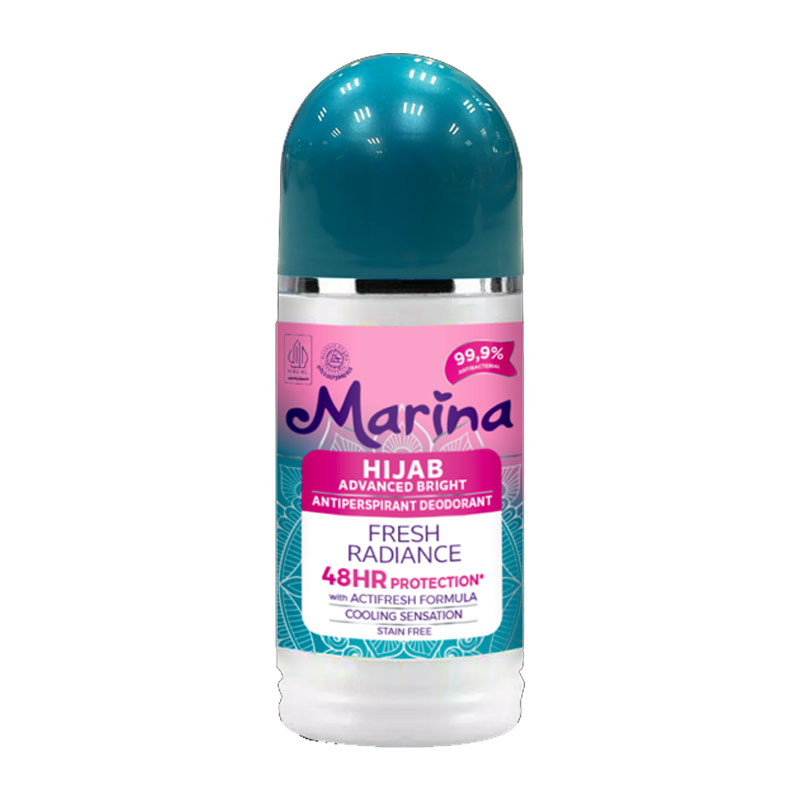 Marina Hijab Advanced Bright Deodorant Fresh Radiance 50ml | Gogobli