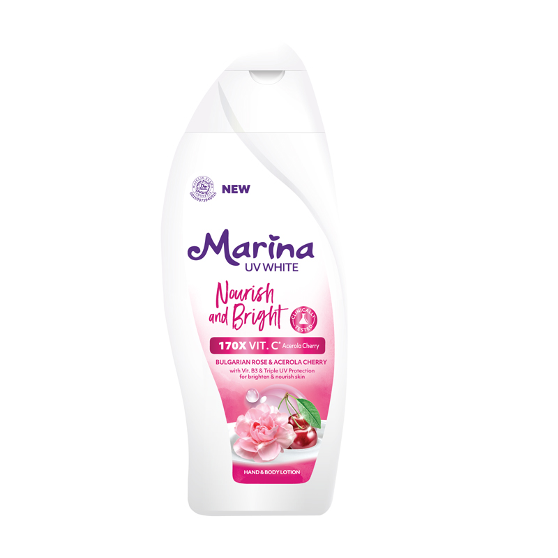 Marina Hand Body Lotion UV White Nourish And Bright 460ml | Gogobli