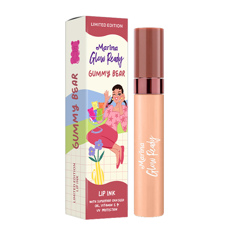 Marina Glow Ready Limited Edition Lip Ink LE03 Gummy Bear 4ml | Gogobli