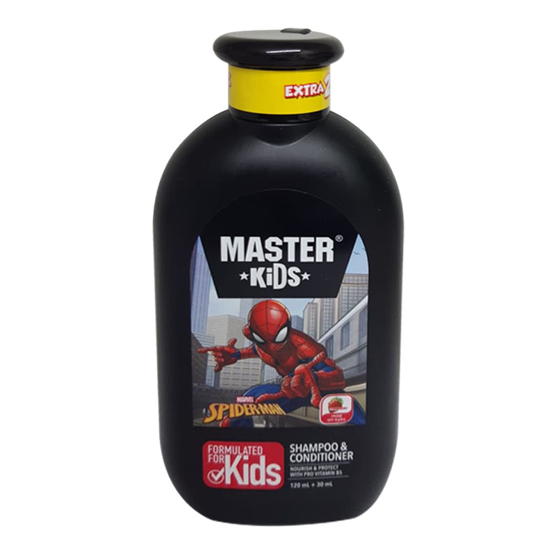 Master Kids Shampoo And Conditioner Spiderman 150ml | Gogobli