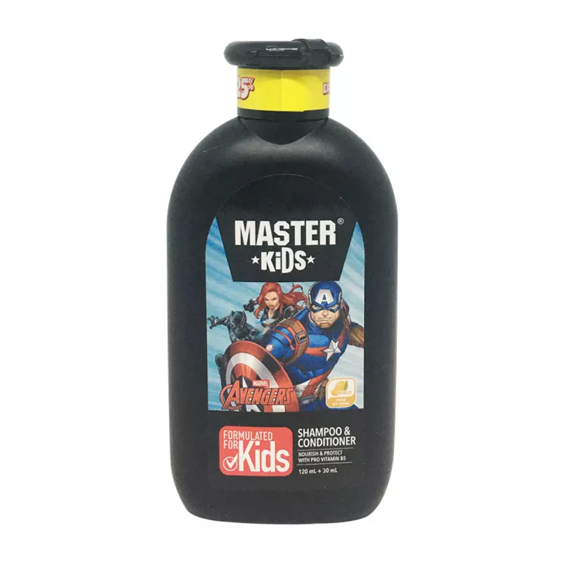 Master Kids Shampoo And Conditioner Captain America 150ml | Gogobli