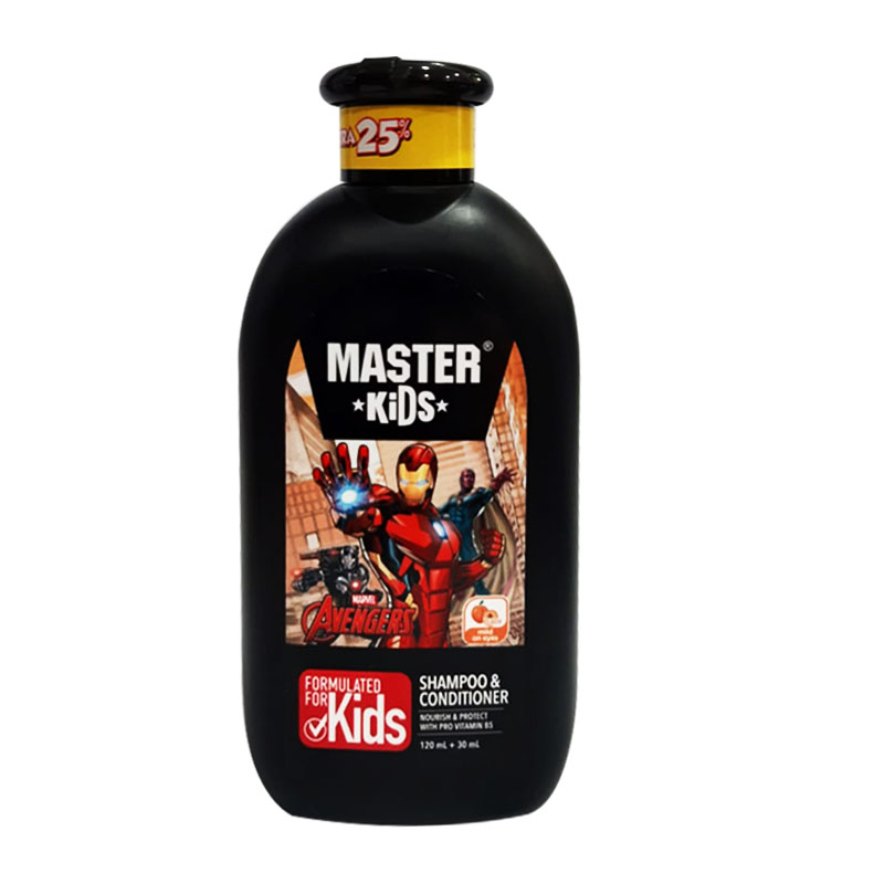 Master Kids Shampoo And Conditioner Iron Man 150ml | Gogobli
