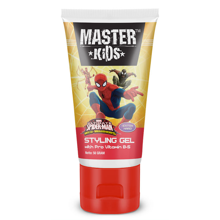 Master Kids Styling Gel Spiderman 50gr | Gogobli