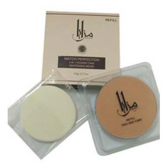 Mazaya Refill Match Perfection 4in1 Powder Cake Whitening 