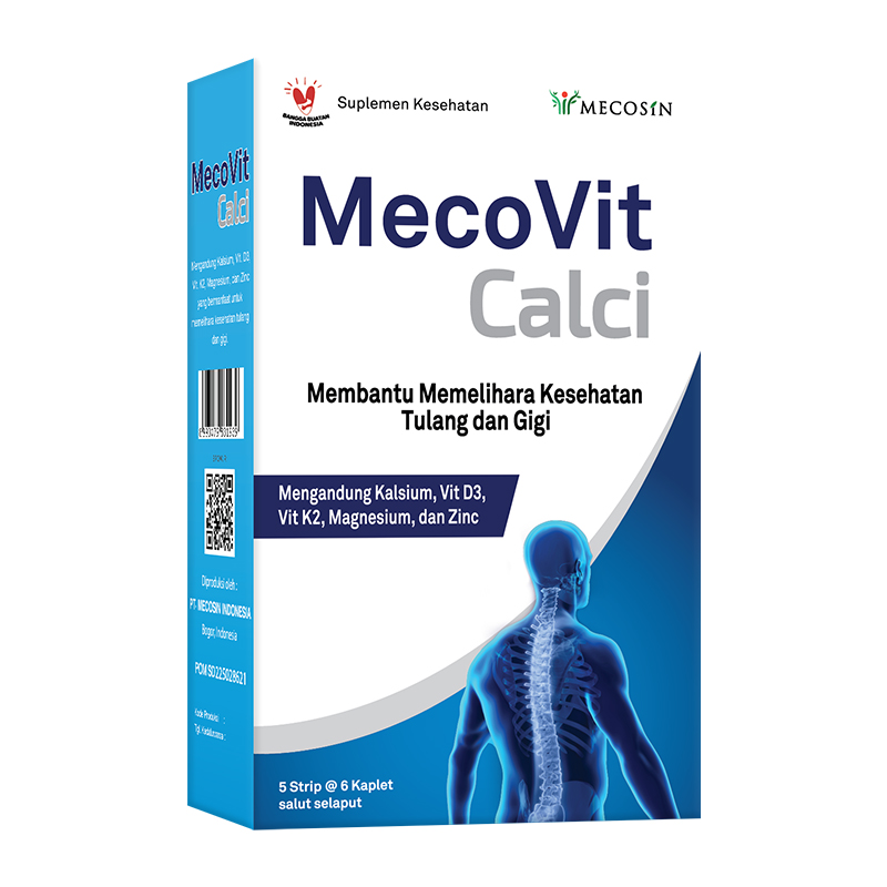 MecoVit Calci (5 Strip @ 6 Kaplet) | Gogobli