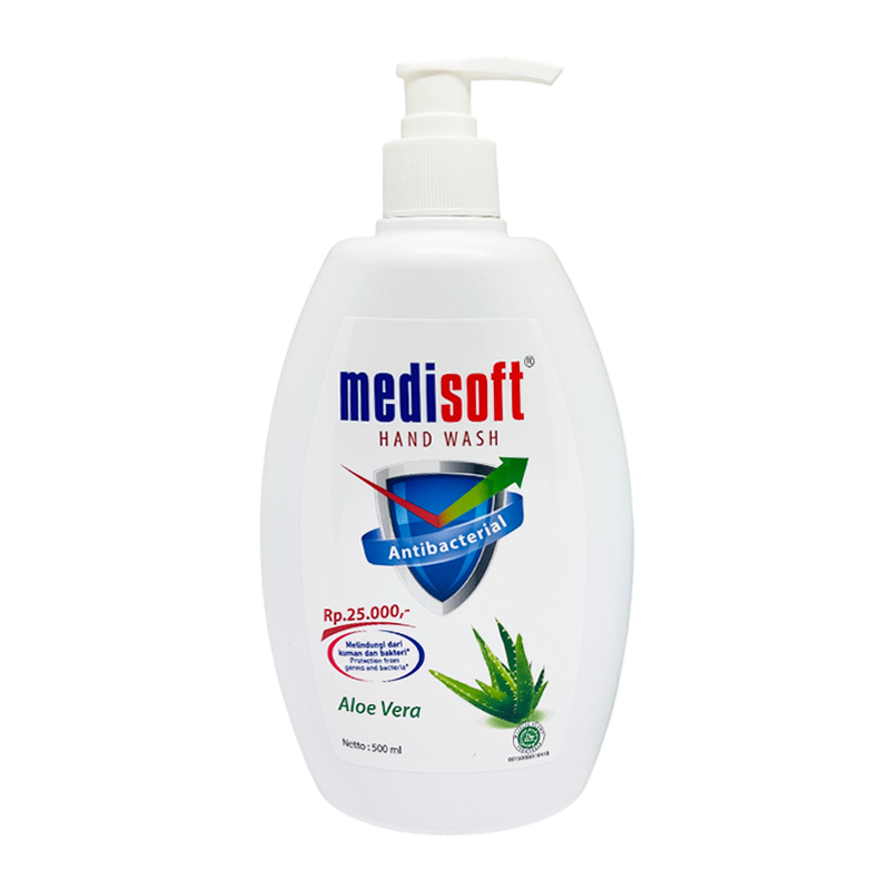 MEDISOFT Hand Wash Antibacterial Aloe Vera 500ml | Gogobli