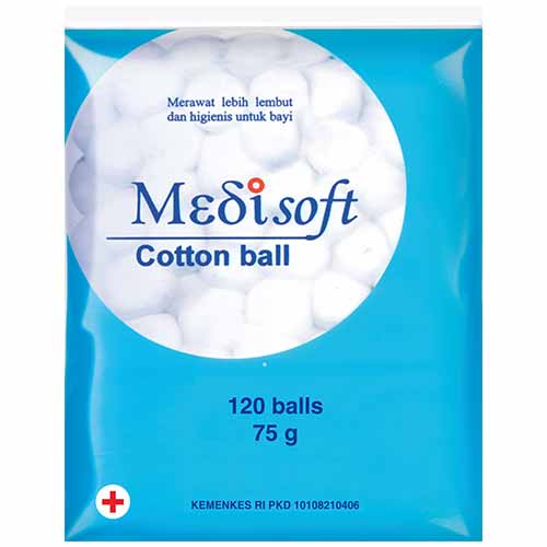 Medisoft Cotton Ball 120s | Gogobli