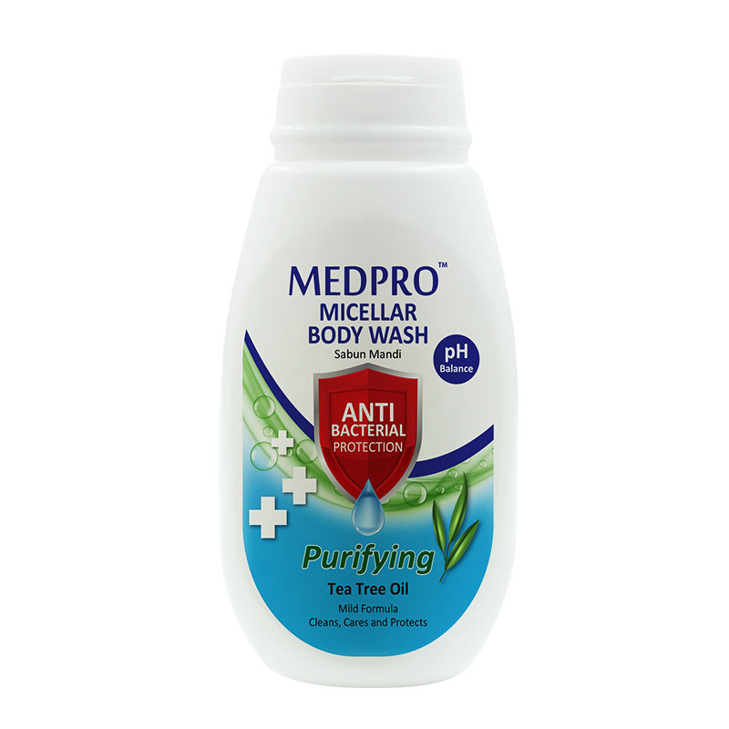 Medpro Micellar Body Wash Anti-Bacterial Purifying Tea Tree Oil 250ml | Gogobli