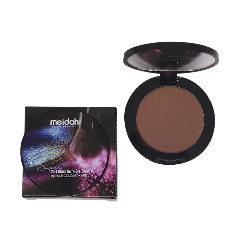 Meidah Cosmetoceutical 2in1 Blush On And Eyeshadow Intense Colour Matte E9 Choco Shade | Gogobli