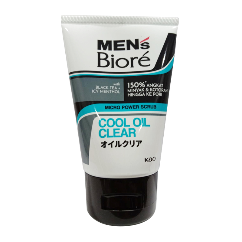 Mens Biore Facial Foam Cool Oil Clear 40gr | Gogobli