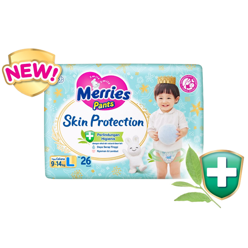 Merries Pants Skin Protection L 26pcs | Gogobli