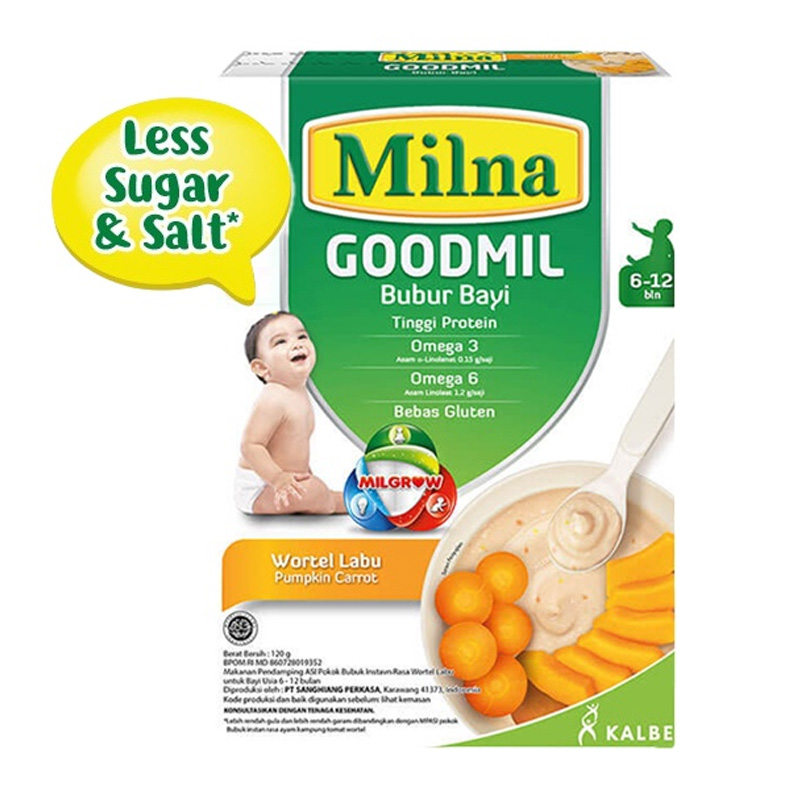 Milna Goodmil Wortel Labu 120gr | Gogobli