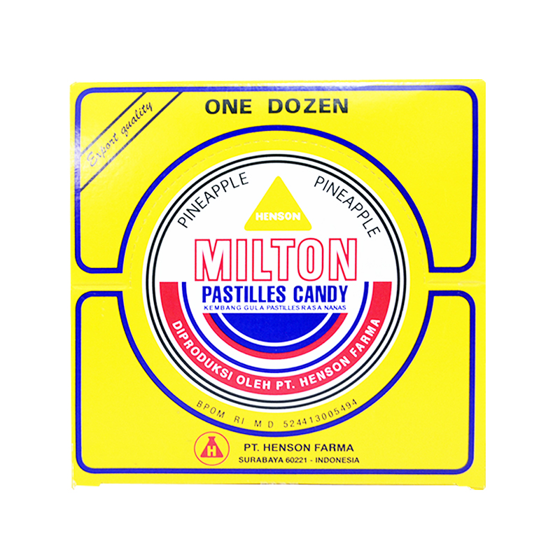 Milton Pineapple Box (12 Kaleng @15gr) | Gogobli
